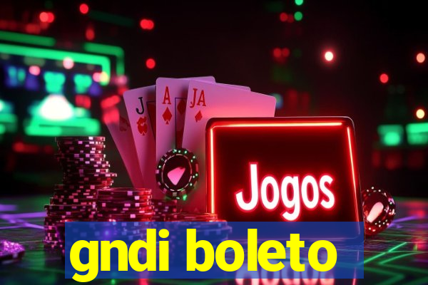 gndi boleto